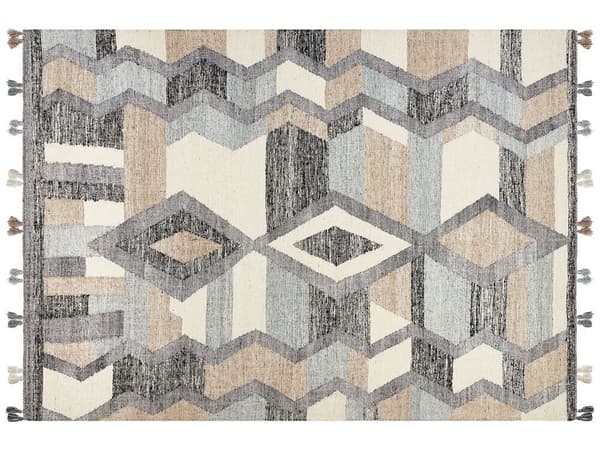Villainen kilim-matto 200 x 300 cm monivärinen AYGEZARD Lumarko!
