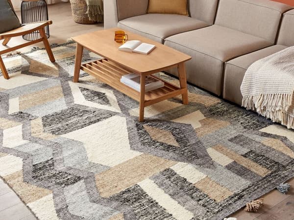 Villainen kilim-matto 200 x 300 cm monivärinen AYGEZARD Lumarko!