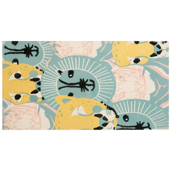 Lasten puuvillamatto eläinaiheella 80 x 150 cm monivärinen TUTUT Lumarko!