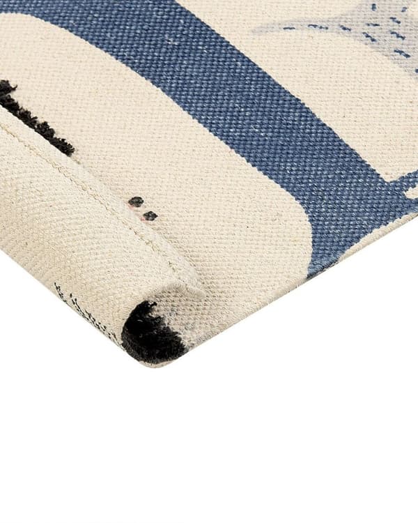 Børnetæppe i bomuld med hundemønster 80 x 150 cm flerfarvet TEMIAJ Lumarko!