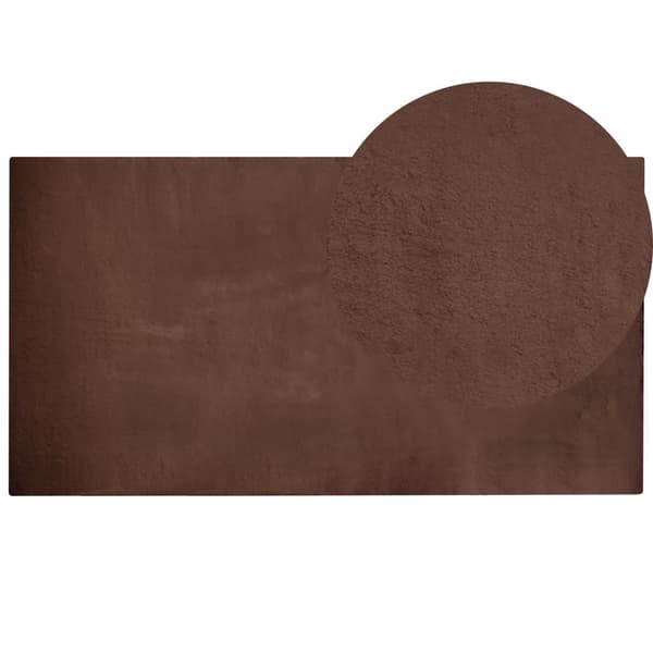 Kanin tekoturkismatto 80 x 150 cm ruskea MIRPUR Lumarko!