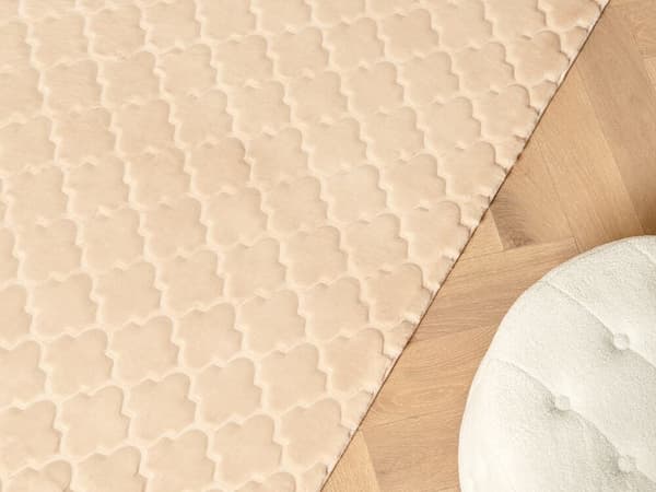 Kanin tekoturkismatto 160 x 230 cm beige GHARO Lumarko!