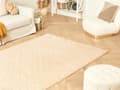 Pikkukuva 2 / 9: Kanin tekoturkismatto 160 x 230 cm beige GHARO Lumarko!