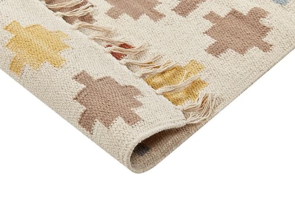 Puuvillainen kilim-matto 80 x 300 cm monivärinen ATAN Lumarko!