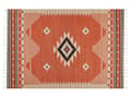 Pikkukuva 3 / 7: Puuvillakilim matto 140 x 200 cm oranssi GAVAR Lumarko!