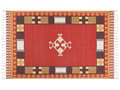 Pikkukuva 3 / 7: Puuvilla kilim matto 140 x 200 cm monivärinen PARAKAR Lumarko!