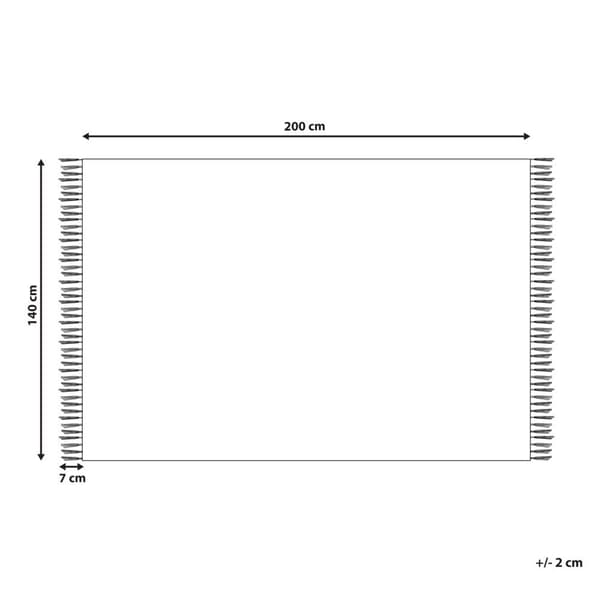 Puuvilla kilim matto 140 x 200 cm monivärinen PARAKAR Lumarko!
