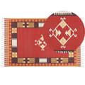 Pikkukuva 1 / 7: Puuvilla kilim matto 140 x 200 cm monivärinen PARAKAR Lumarko!