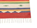 Pikkukuva 6 / 7: Puuvillainen kilim-matto 140 x 200 cm monivärinen ALAPARS Lumarko!