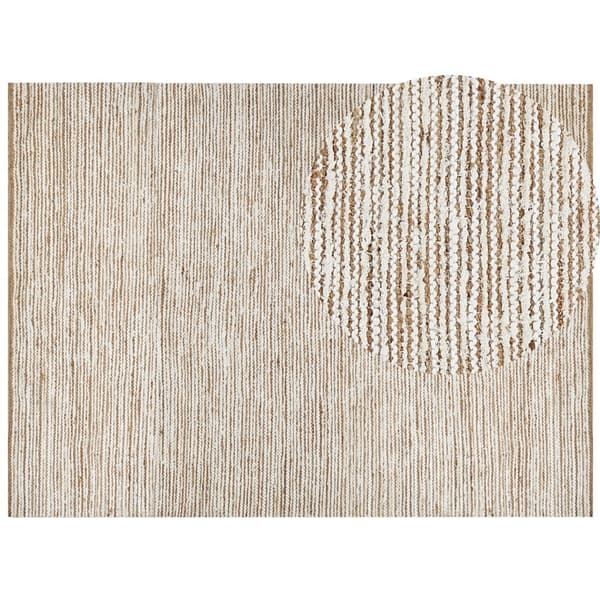 Puuvillamatto 300 x 400 cm beige ja valkoinen BARKHAN Lumarko!