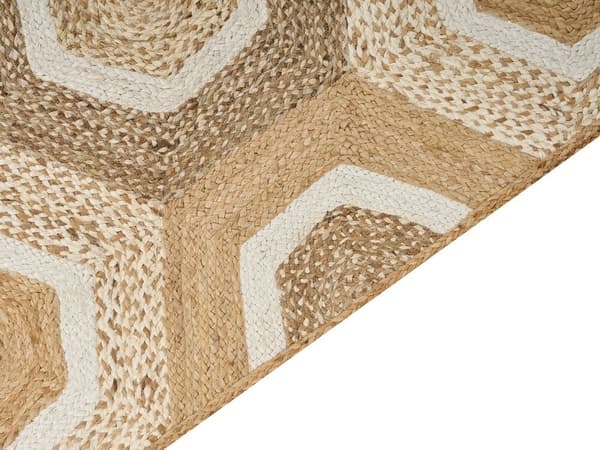 Juuttimatto 160 x 230 cm beige BASOREN Lumarko!