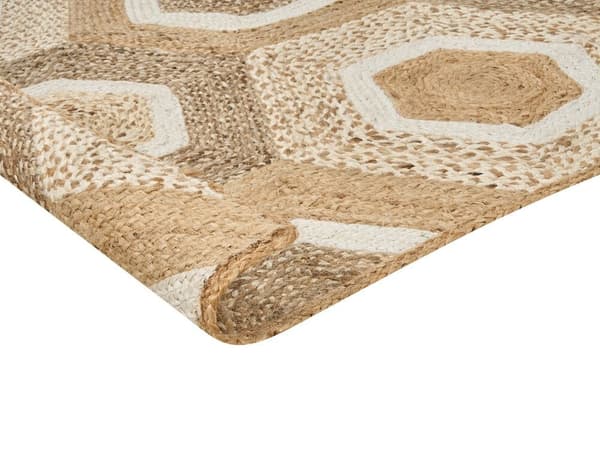 Juuttimatto 160 x 230 cm beige BASOREN Lumarko!