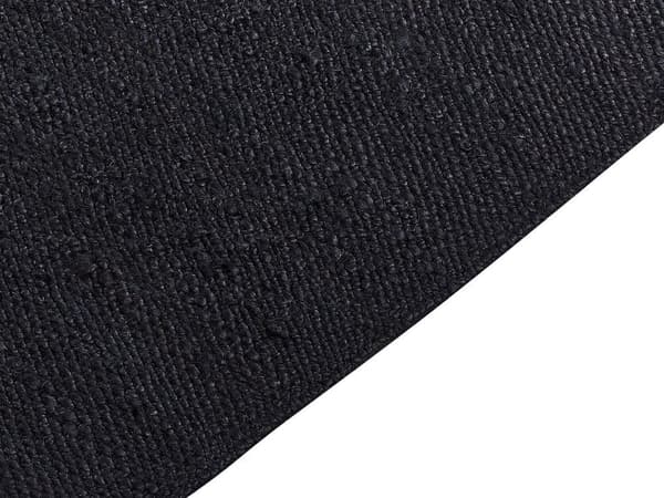 Jute tæppe 80 x 300 cm sort SINANKOY Lumarko!