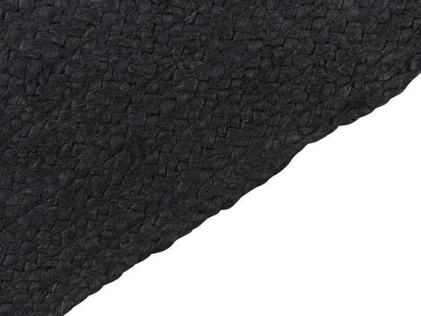 Soikea juuttimatto 160 x 230 cm musta DEMIRCI Lumarko!