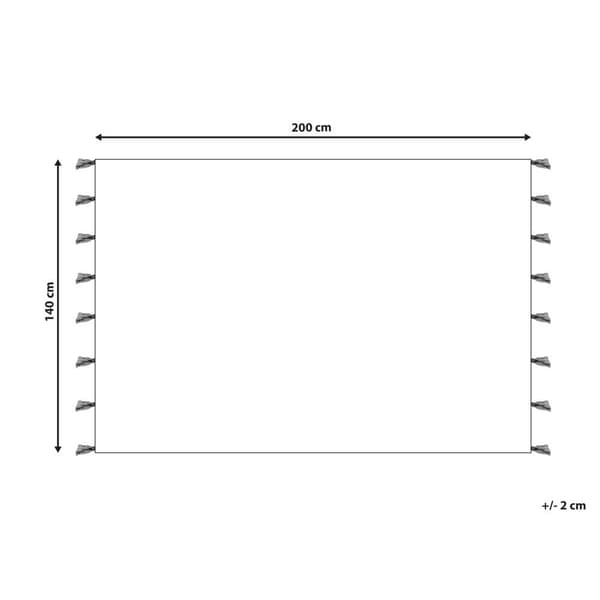 Lasten puuvillamatto 140 x 200 cm monivärinen ALAKOL Lumarko!