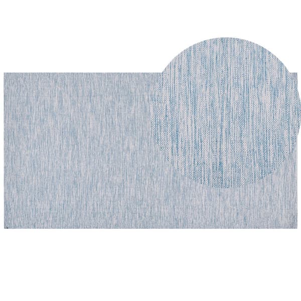 Bomuldstæppe 80 x 150 cm blå DERINCE Lumarko!