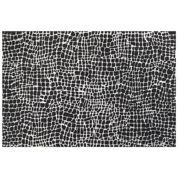 Matto 200 x 300 cm mustavalkoinen PUNGE Lumarko!