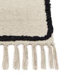 Pikkukuva 5 / 6: Puuvillamatto 80 x 150 cm beige ja musta KONUR Lumarko!