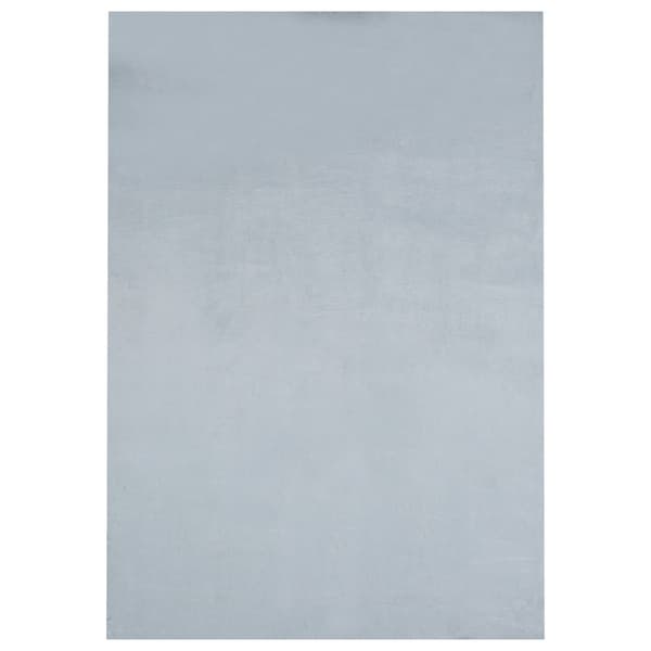Matta i konstgjord kaninpäls 160 x 230 cm mintgrå MIRPUR Lumarko!