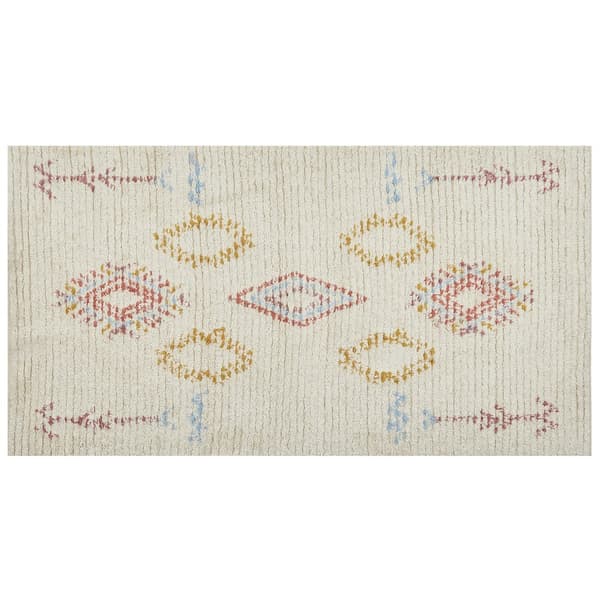 Bomuldstæppe 80 x 150 cm beige BETTIAH Lumarko!