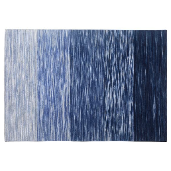 Villamatto 140 x 200 cm sininen KAPAKLI Lumarko!