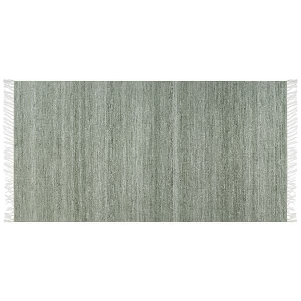 Tæppe 80 x 150 cm lysegrøn MALHIA Lumarko!