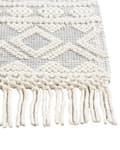 Pikkukuva 3 / 6: Villamatto geometrisella kuviolla 160 x 230 cm beige-harmaa SOLHAN Lumarko!