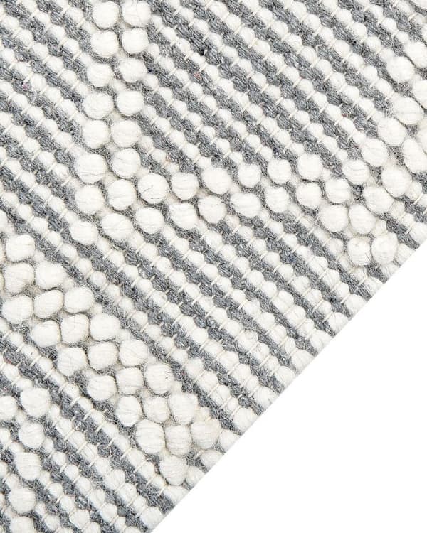 Villamatto geometrisella kuviolla 160 x 230 cm beige-harmaa SOLHAN Lumarko!