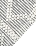 Pikkukuva 4 / 6: Villamatto geometrisella kuviolla 160 x 230 cm beige-harmaa SOLHAN Lumarko!