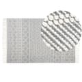 Pikkukuva 1 / 6: Villamatto geometrisella kuviolla 160 x 230 cm beige-harmaa SOLHAN Lumarko!