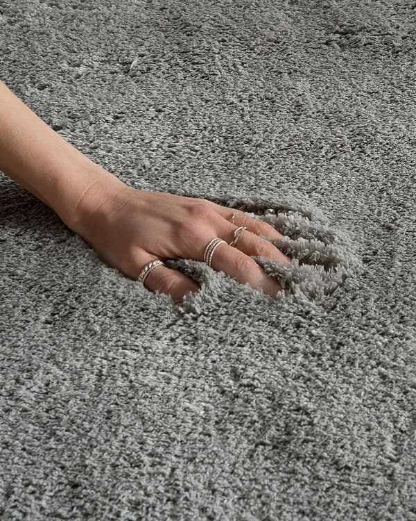 Nukkumaton matto 80 x 150 cm harmaa EVREN Lumarko!