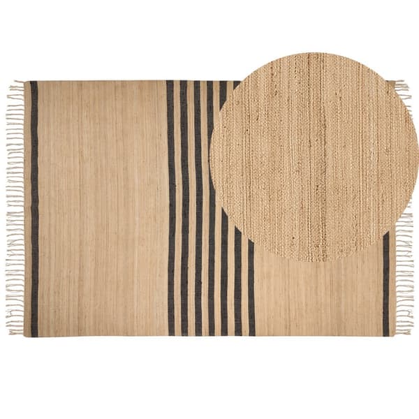 Jutetæppe 160 x 230 cm beige ERICEK Lumarko!