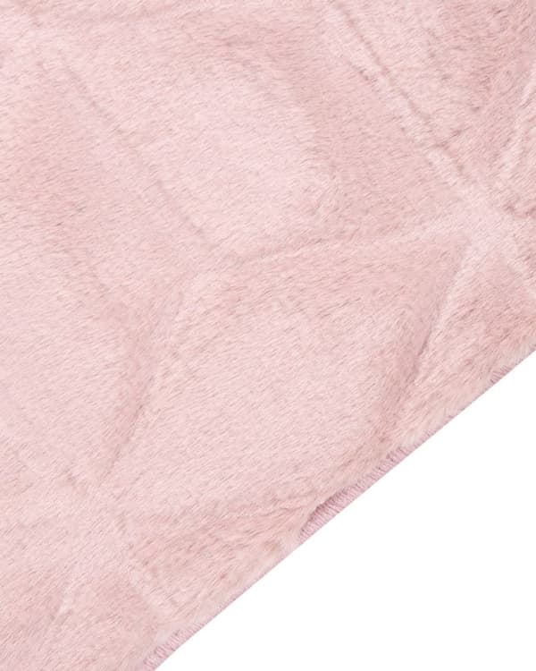 Tæppe i kaninkunstpels 160 x 230 cm pink THATTA Lumarko!