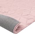 Miniatyrbillede 6 af 8: Tæppe i kaninkunstpels 160 x 230 cm pink THATTA Lumarko!