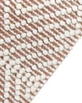 Miniatyrbillede 4 af 6: Uldtæppe 160 x 230 cm beige-brun KESTEL Lumarko!