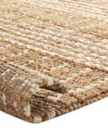 Miniatyrbillede 7 af 8: Jute tæppe 200 x 300 cm beige KAMBERLI Lumarko!