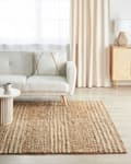 Miniatyrbillede 2 af 8: Jute tæppe 200 x 300 cm beige KAMBERLI Lumarko!