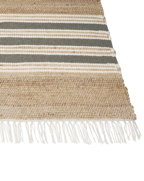 Jute tæppe 160 x 230 cm beige-grå MIRZA Lumarko!