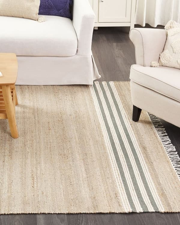 Jute tæppe 160 x 230 cm beige-grå MIRZA Lumarko!
