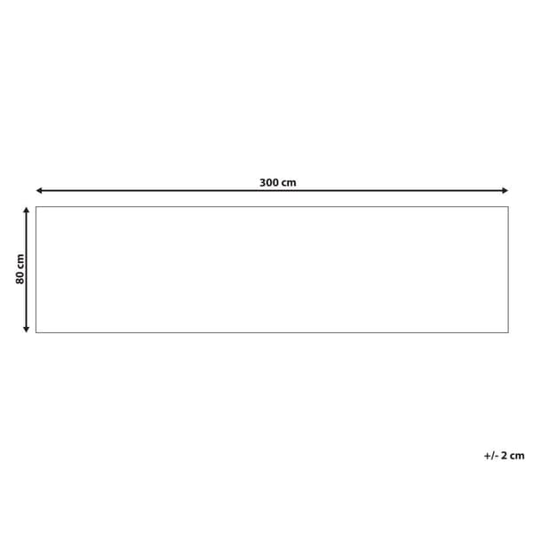 Tæppe 80 x 300 cm flerfarvet AKORI Lumarko!