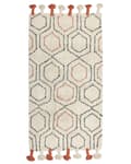 Pikkukuva 3 / 7: Puuvillamatto 80 x 150 cm beige-oranssi HAJIPUR Lumarko!