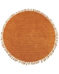 Pikkukuva 3 / 6: Pyöreä puuvillamatto ø 140 cm oranssi HALFETI Lumarko!