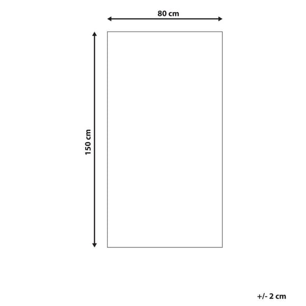 Tæppe 80 x 150 cm gråbeige EDREMIT Lumarko!
