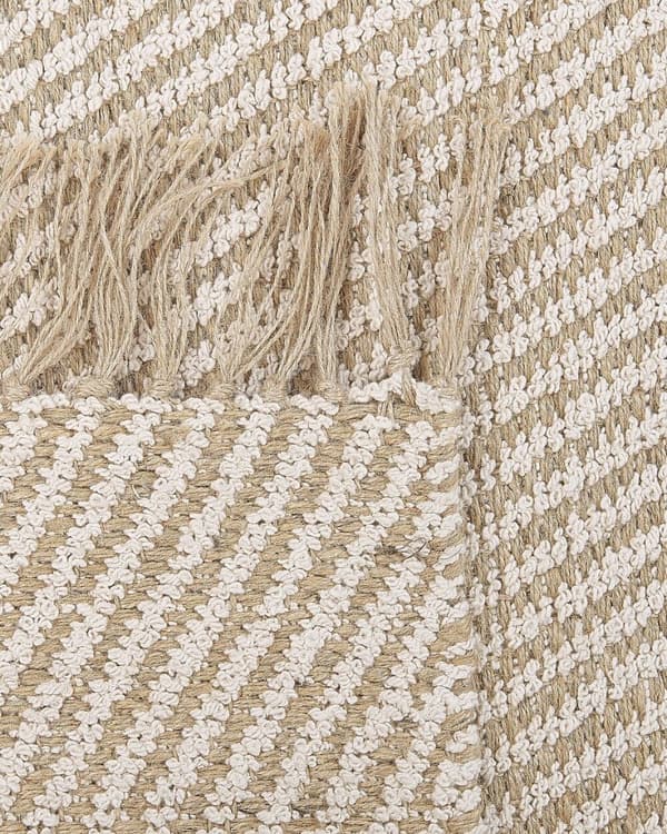 Jute tæppe 140 x 200 cm beige ALADAG Lumarko!