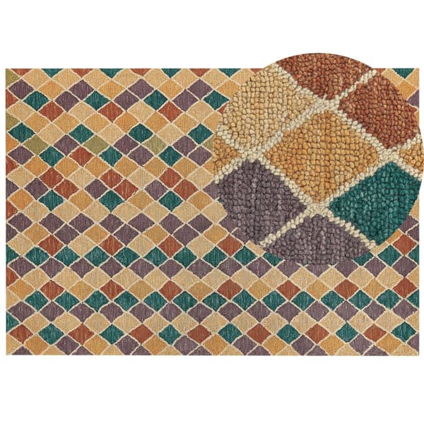 Villamatto 160 x 230 cm monivärinen KESKIN Lumarko!