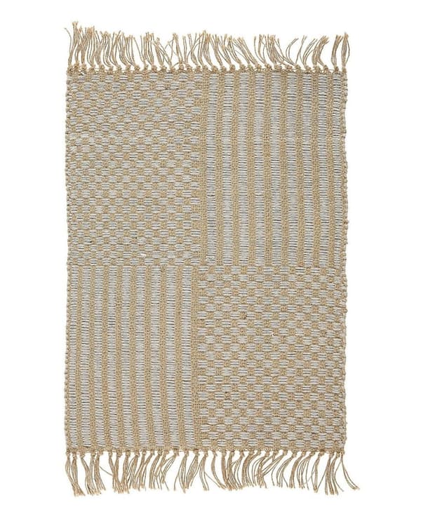 Jute tæppe 50 x 80 cm beige ADABAG Lumarko!