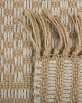 Miniatyrbillede 4 af 6: Jute tæppe 50 x 80 cm beige ADABAG Lumarko!