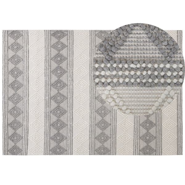 Villamatto 160 x 230 cm beige-harmaa BOZOVA Lumarko!