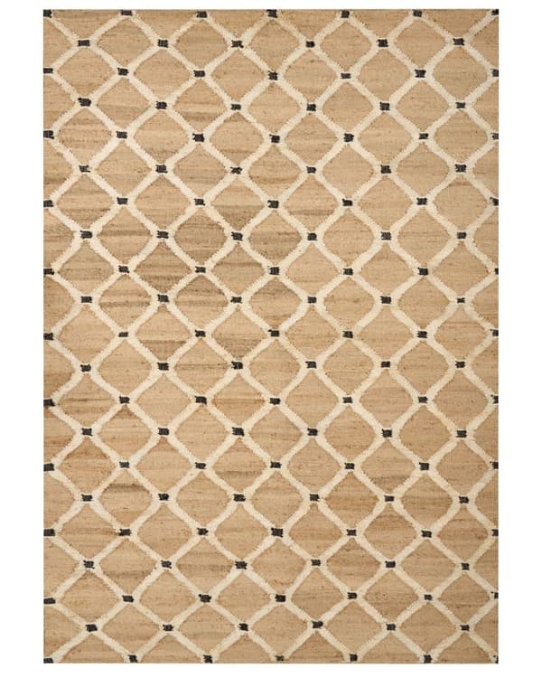 Jute tæppe 160 x 230 cm beige KALEKOY Lumarko!