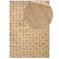 Miniatyrbillede 1 af 7: Jute tæppe 160 x 230 cm beige KALEKOY Lumarko!